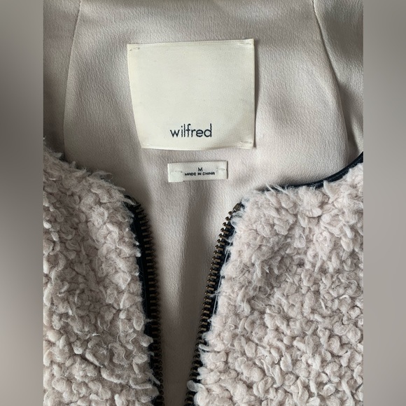 Aritzia Wilfred Sherpa Vest | Size M - Picture 3 of 3